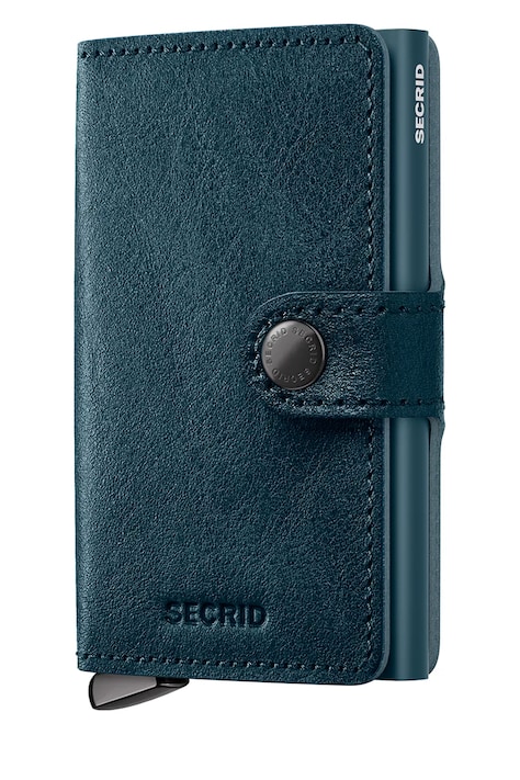 Δερμάτινο πορτοφόλι Secrid BASCO χρώμα: μπλε