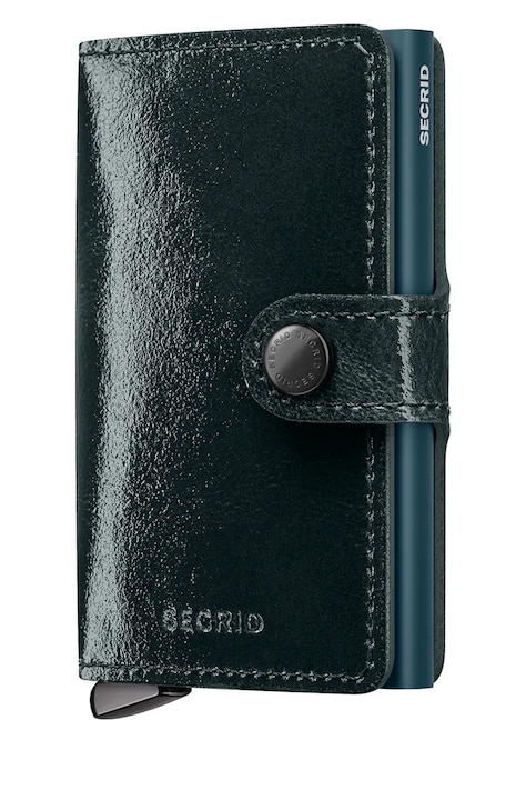 Кожен портфейл Secrid NAPLAK в зелено