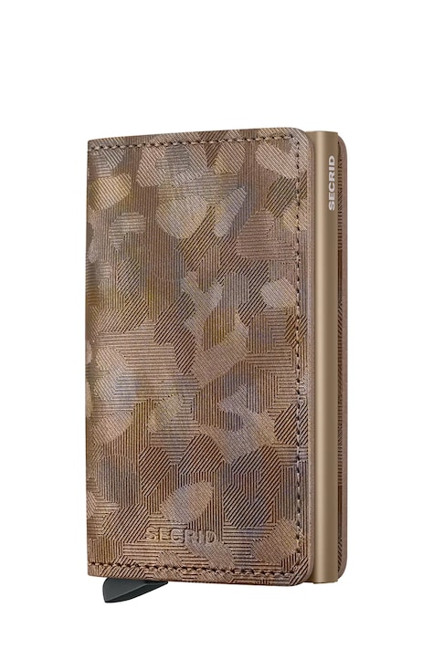 Secrid portfel skórzany JUNGLE brązowy