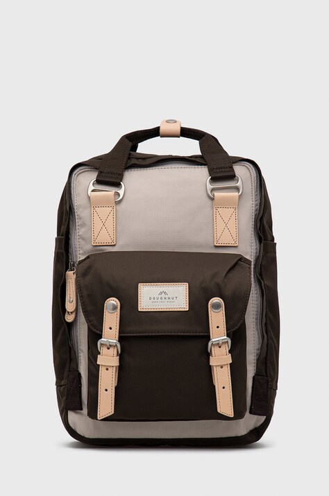 Doughnut Plecak damski kolor beżowy duży gładki