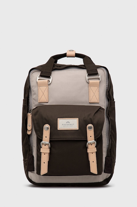 Doughnut Plecak damski kolor beżowy duży gładki