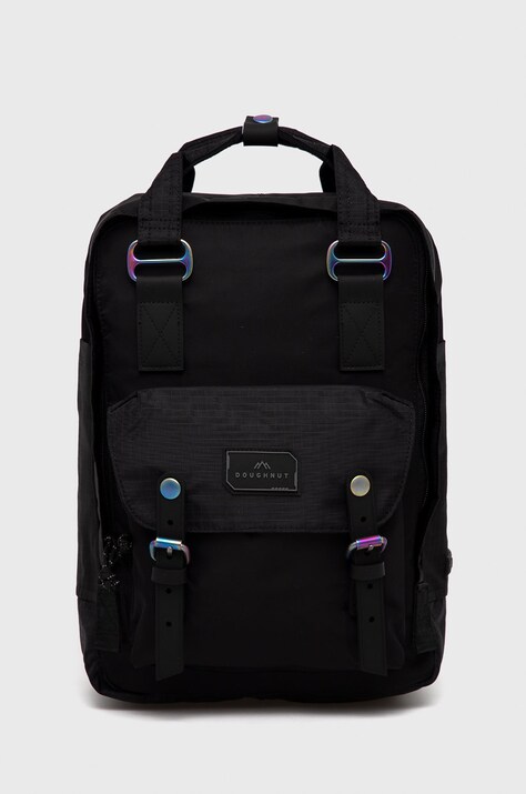 Doughnut rucsac culoarea negru, mare, neted