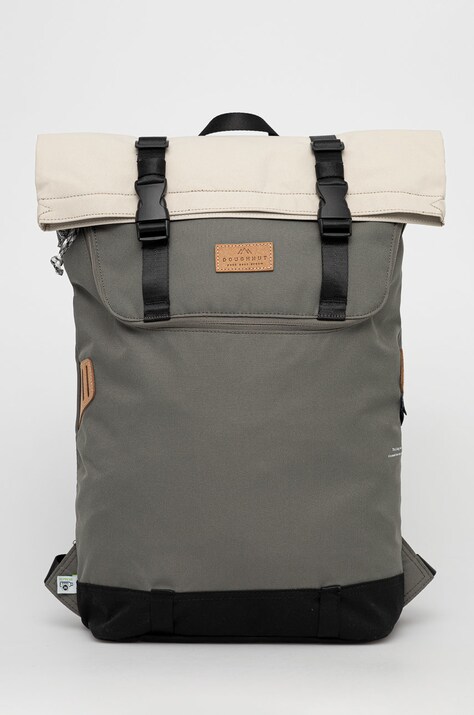 Doughnut rucsac culoarea gri, mare, neted