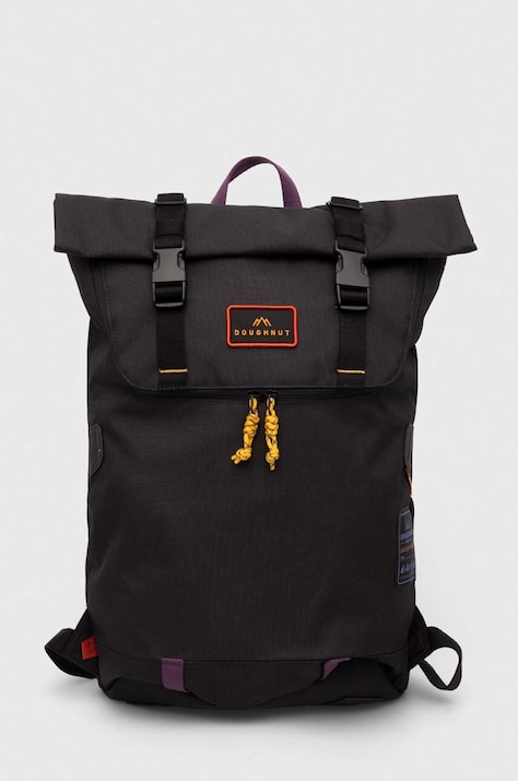 Doughnut plecak Christopher Happy Camper 18L kolor czarny duży gładki D195HA-0003
