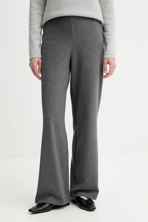 Marc O'Polo spodnie damskie kolor szary proste high waist M10303219055