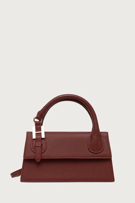Silvian Heach Torebka crossbody damska skórzana MARECHIARO bordowa RCP25007BO