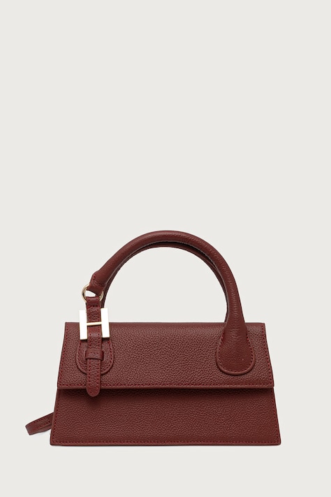 Silvian Heach Torebka crossbody damska skórzana MARECHIARO bordowa RCP25007BO