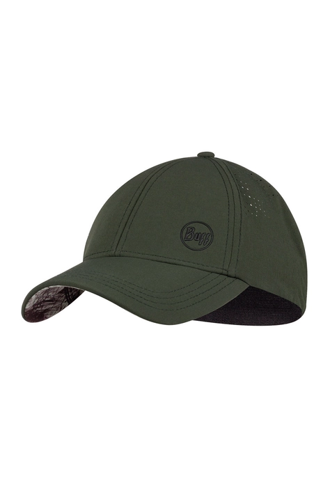 Buff Czapka z daszkiem Trek Cap kolor zielony gładka 123158