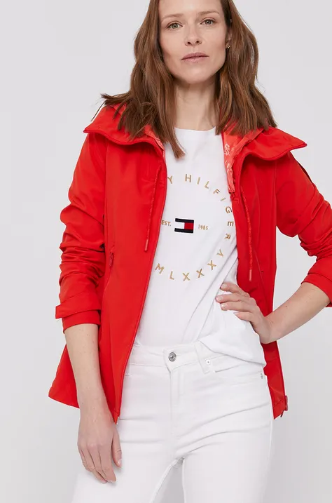 Куртка Bomboogie жіноча колір червоний перехідна