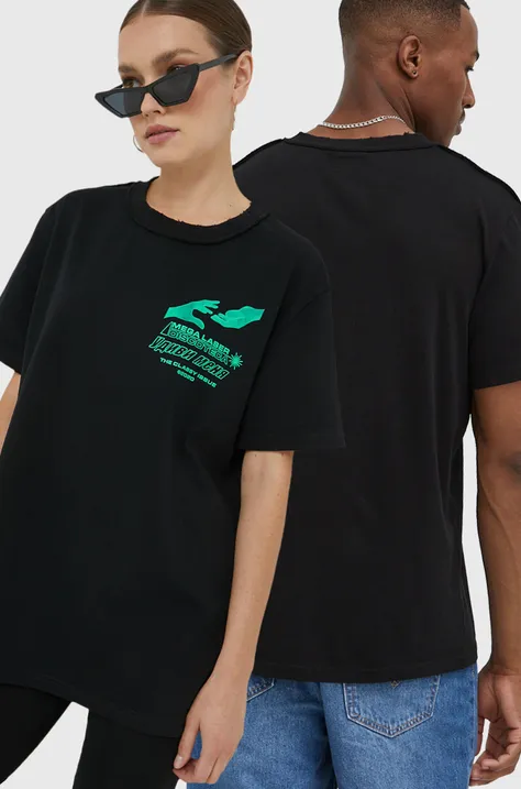 The Classy Issue T-shirt kolor czarny z nadrukiem