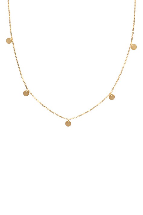 ANIA KRUK collana in argento placcato oro COSMO