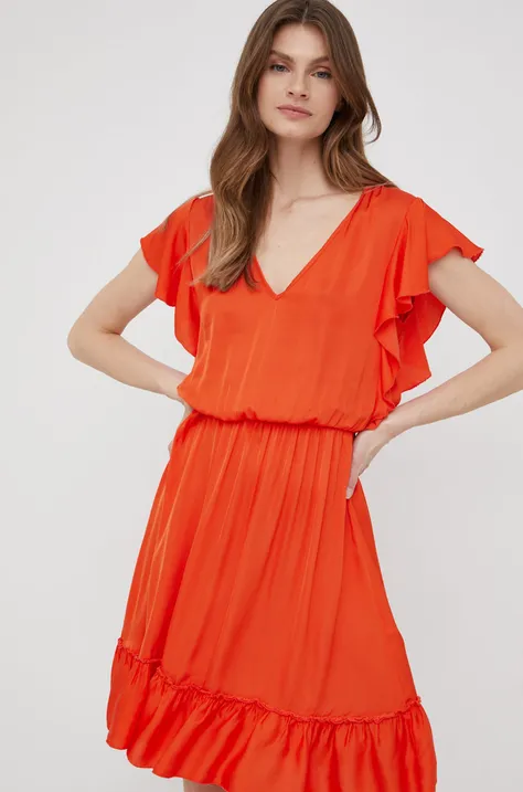 Платье XT Studio цвет оранжевый mini расклешённая