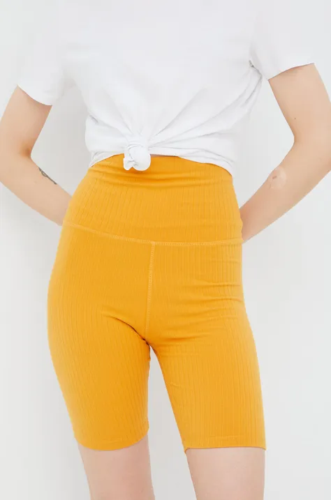Kratke hlače Brixton ženske, rumena barva