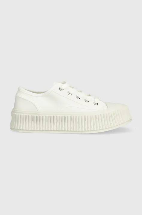 Πάνινα παπούτσια GOE χρώμα: άσπρο, LL2N4058