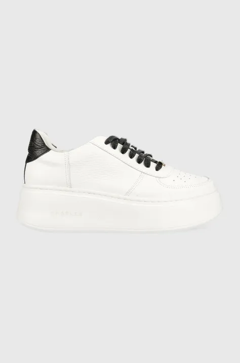 Charles Footwear sneakersy skórzane Zara.Sneaker kolor biały Zara
