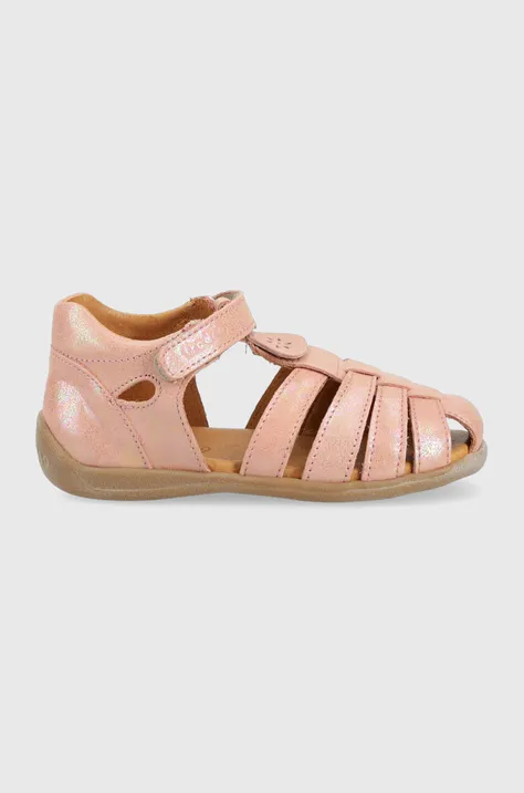 Dječje kožne sandale Froddo boja: ružičasta