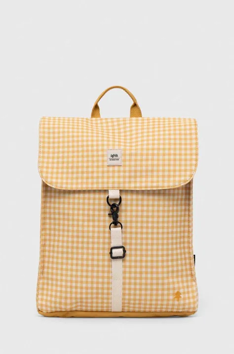 Lefrik plecak damski kolor żółty duży wzorzysty