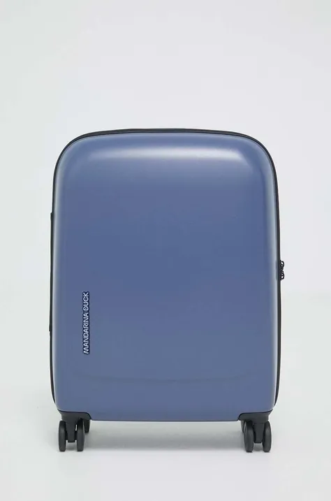Mandarina Duck walizka kolor niebieski