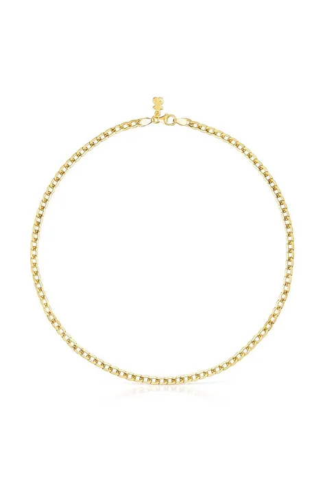 Strieborný pozlátený náhrdelník Tous Chain 1003079300