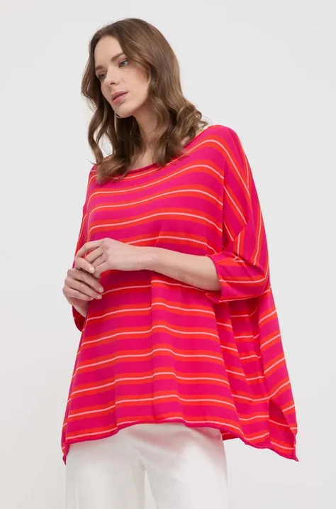 Bluza Liviana Conti za žene, boja: narančasta, s uzorkom