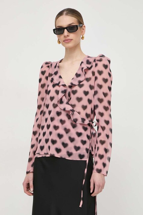 Silvian Heach bluza femei, culoarea roz, modelator