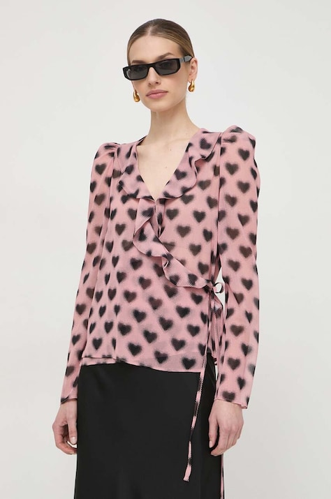 Silvian Heach bluza femei, culoarea roz, modelator