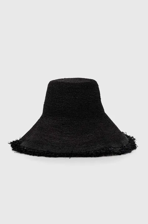 Liviana Conti kapelusz kolor czarny A4SF50