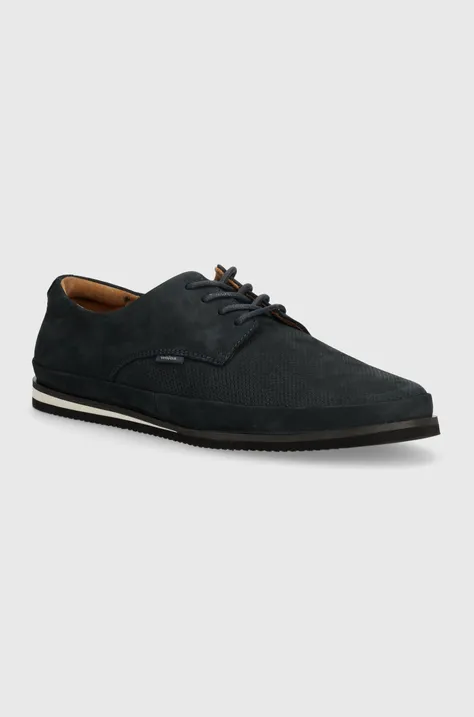 Половинки обувки от набук Wojas в тъмносиньо 1011226