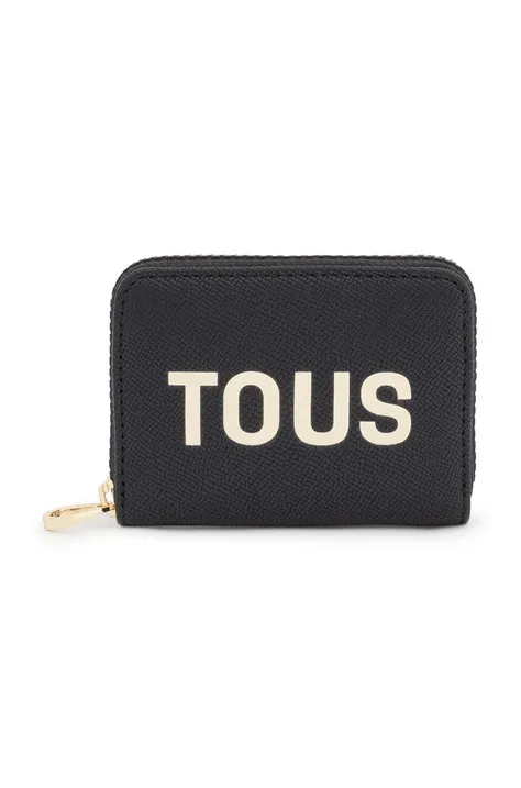 Peňaženka Tous dámsky, čierna farba, 2002041451