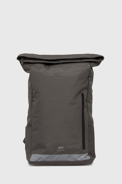 Lefrik rucsac ROLL REFLECTIVE culoarea verde, mare, neted