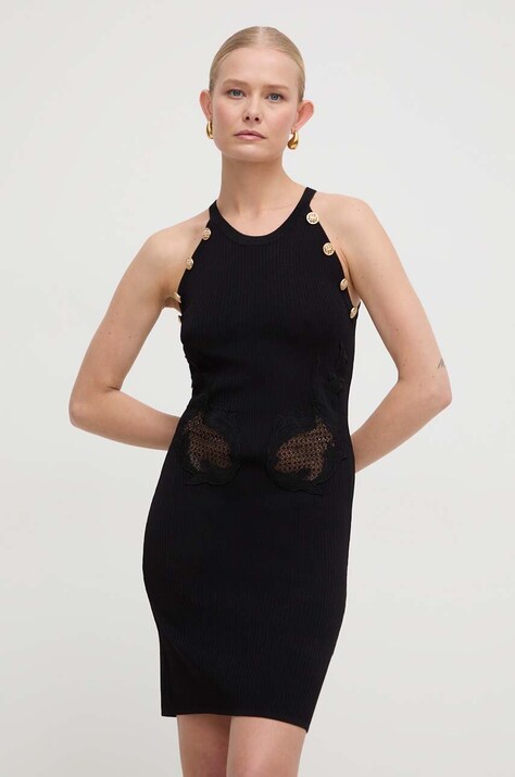 Silvian Heach rochie culoarea negru, mini, mulată