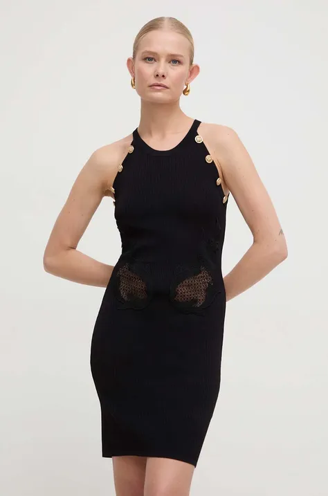 Φόρεμα Silvian Heach χρώμα: μαύρο