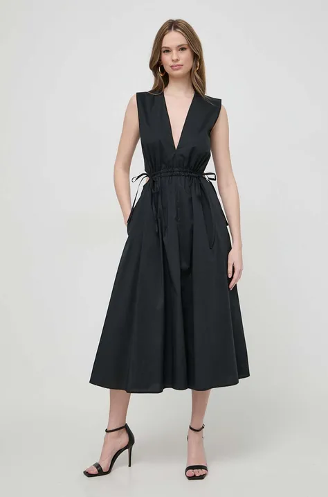 Платье Liviana Conti цвет чёрный maxi расклешённая