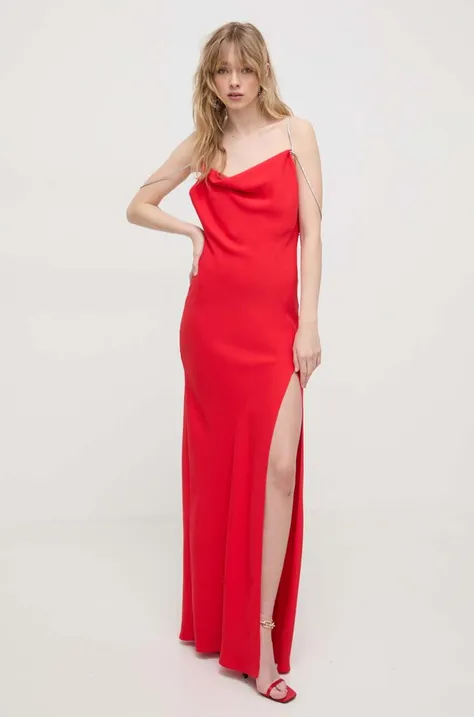 Платье Nissa цвет красный maxi прямая