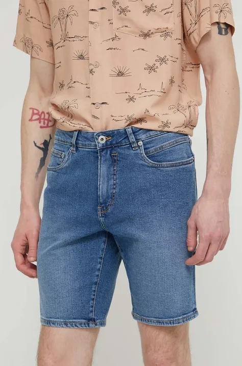 Jeans kratke hlače Solid moški