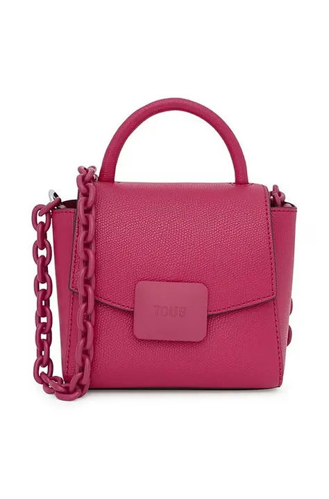 Τσάντα Tous Lucia χρώμα: ροζ