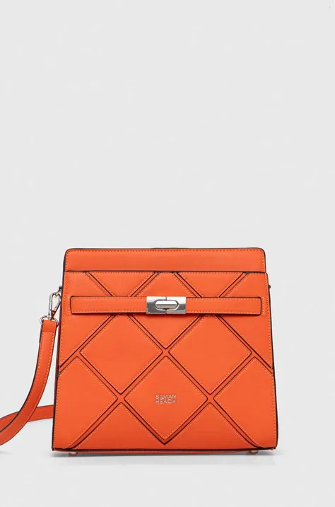 Τσάντα Silvian Heach χρώμα: πορτοκαλί