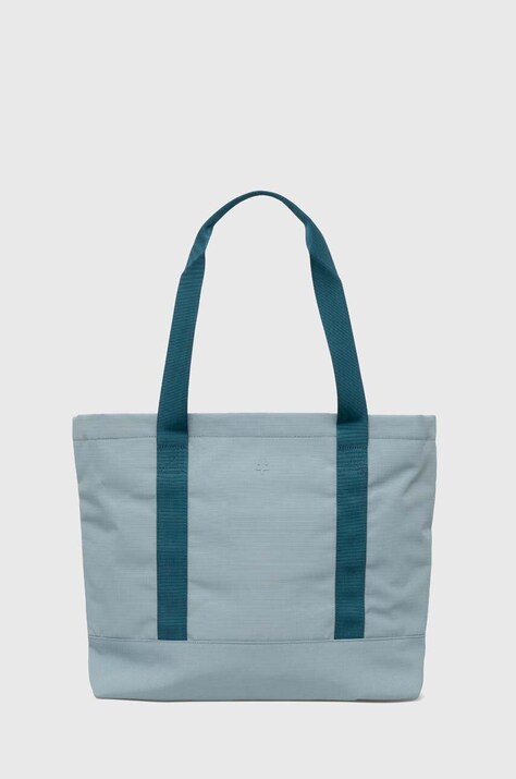 Lefrik borsa STRATA TOTE BAG colore turchese