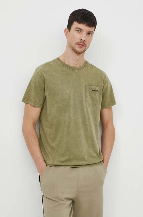 Bomboogie t-shirt in cotone uomo colore verde