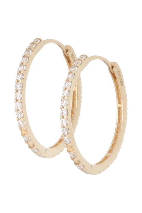 Χρυσά σκουλαρίκια ANIA KRUK GLOW ZEMKZ1400