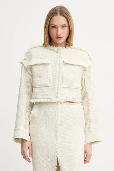 Day Birger et Mikkelsen sacou Violette culoarea bej, oversize, neted, DAY65243770