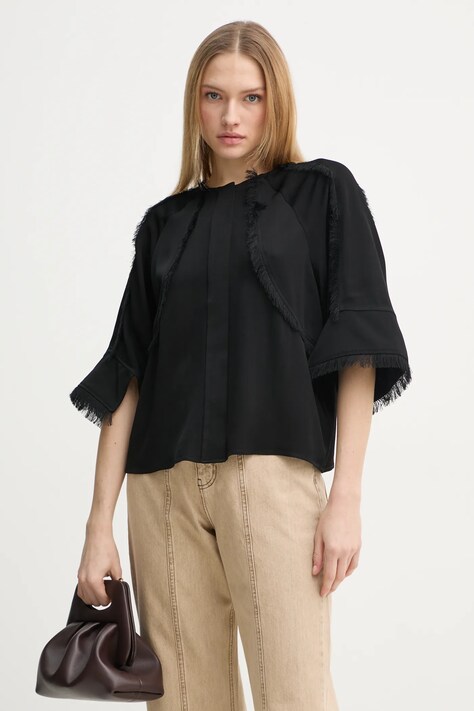 Day Birger et Mikkelsen camasa Zelie femei, culoarea negru, relaxed, DAY65243774