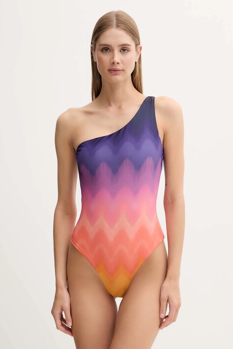 Silvian Heach costum de baie dintr-o bucată MATIALI culoarea violet, cupa moale, CVP25104CO