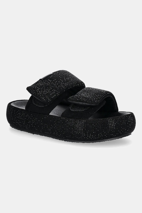 GOE papuci femei, culoarea negru, cu platforma, RR2N4122