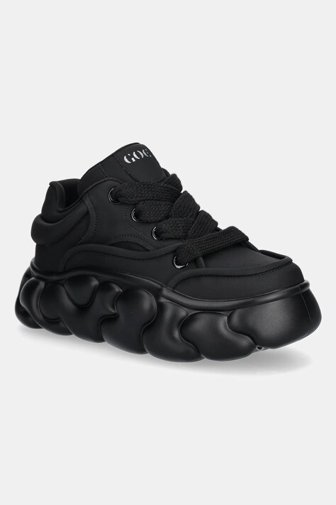 GOE adidași din nubuc femei, culoarea negru, RR2N4044