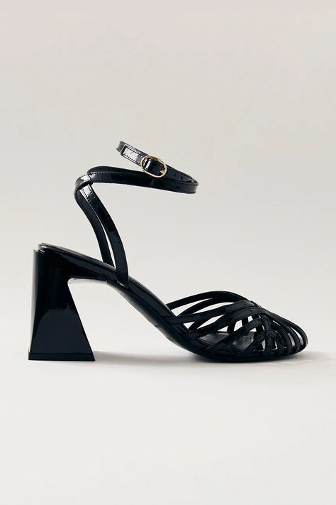 Kožené sandály Alohas Jessa černá barva, S100635-01