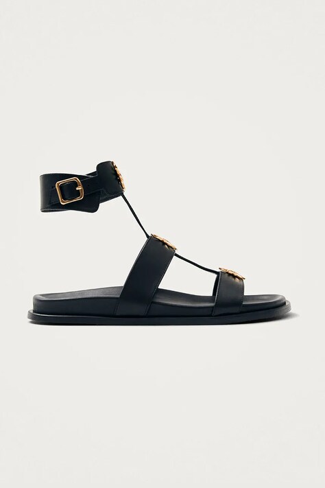 Alohas sandale de piele Clarisa culoarea negru, S100833-01
