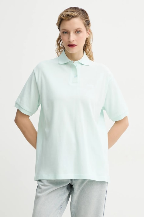 2NDDAY polo bawełniane Aralena kolor turkusowy 2252248329