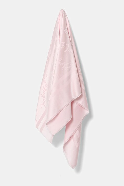 Šátek Blugirl Blumarine růžová barva, PA5030.T0300