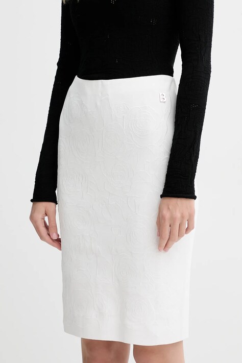 Юбка Blugirl Blumarine цвет бежевый mini карандаш RA5008.MS55N